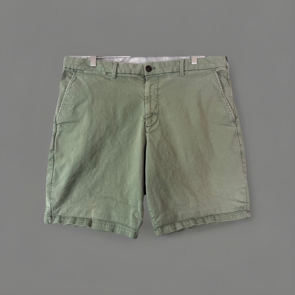 Gap Men's Shorts 10 Inch Inseam Chino Canvas Khaki Green Size 36‎